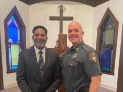 Pastor Theo Hobbs and Sheriff Crisafulli